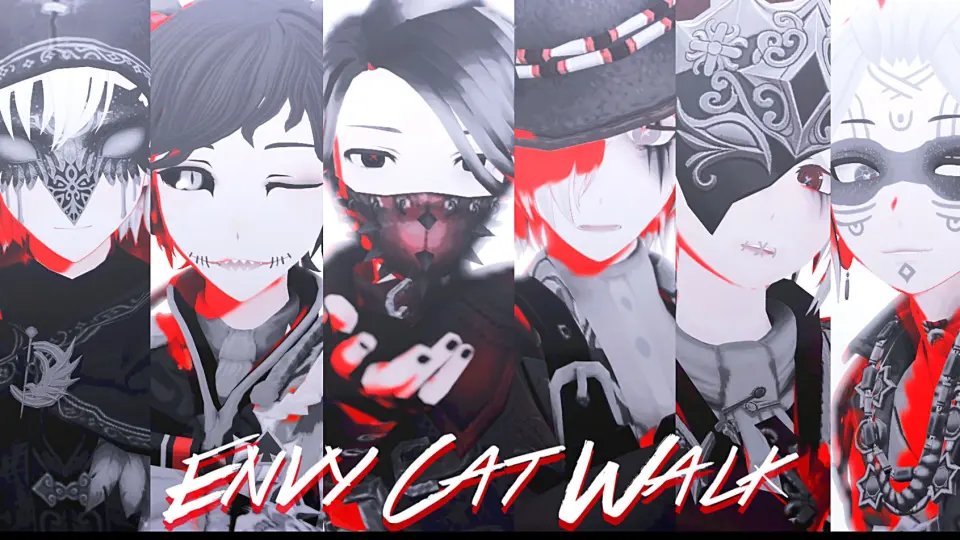 第五人格MMD】Envy Catwalk【佣/殓/先/守/囚/邮】_哔哩哔哩_bilibili