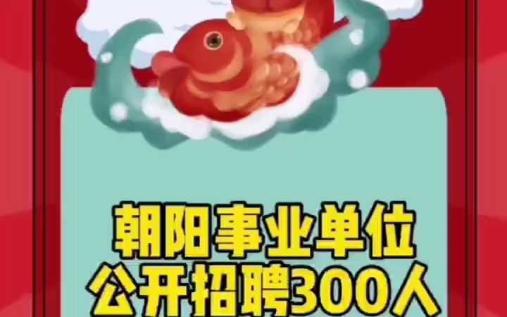 朝阳市事业单位公开招聘300人,不限户籍,年后报名!哔哩哔哩bilibili