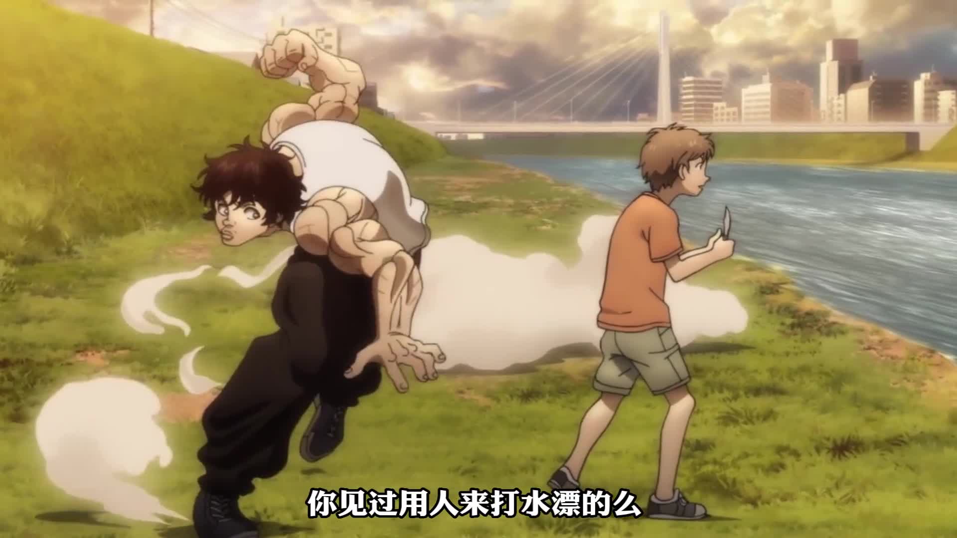 《刃牙监狱篇》:刃牙收服人生第一位小迷弟,最强鬼脑实至名归!