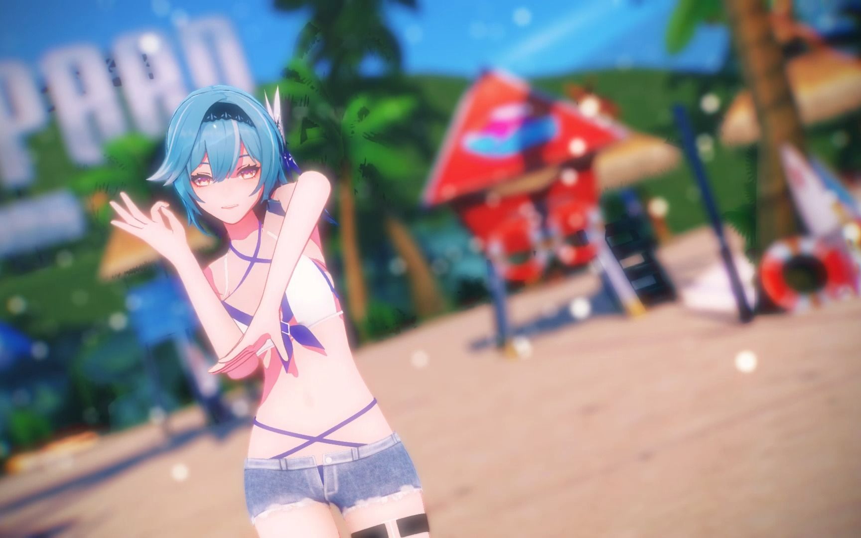 [图]【原神MMD】夏日风の优菈