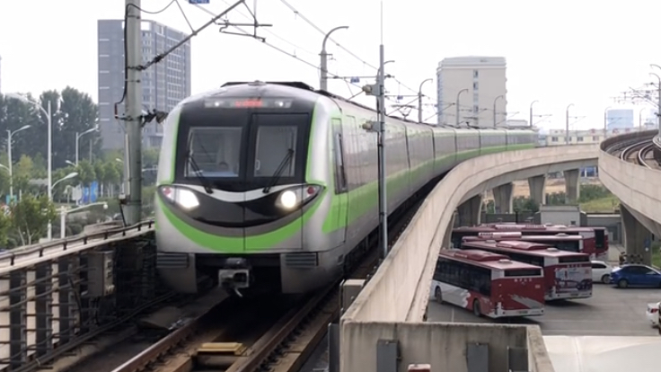 南京地铁3号线 秣周东路至林场 全程侧方展望