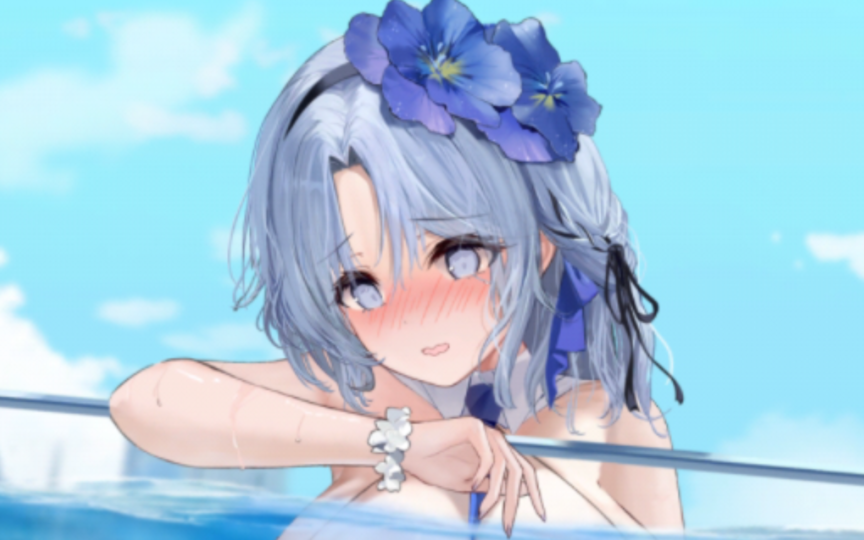 【碧蓝航线】阿尔萨斯这害羞的小表情我能看上一天!