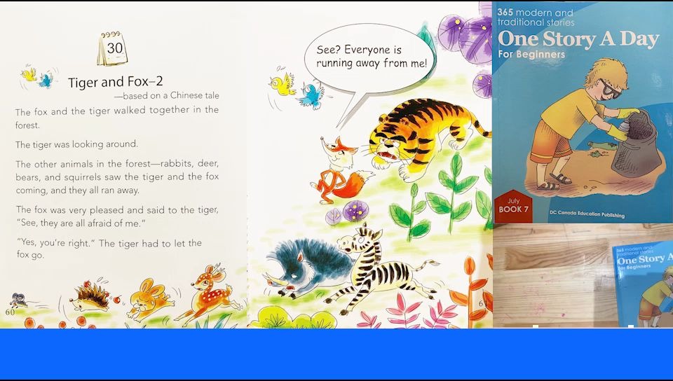 [图]《Tiger and Fox-2》One Story a Day - Read with Lucas