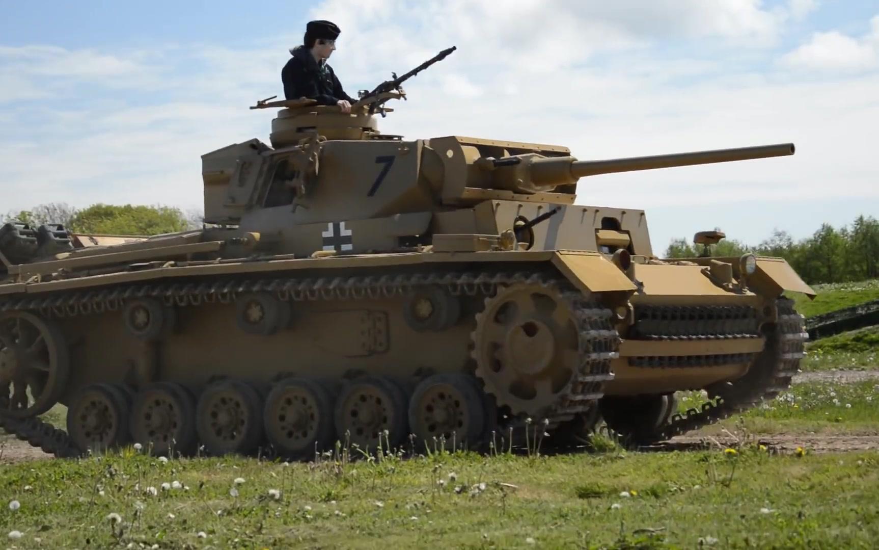 德国三号坦克2017年录像