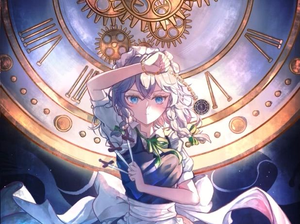 【绘画过程】十六夜咲夜