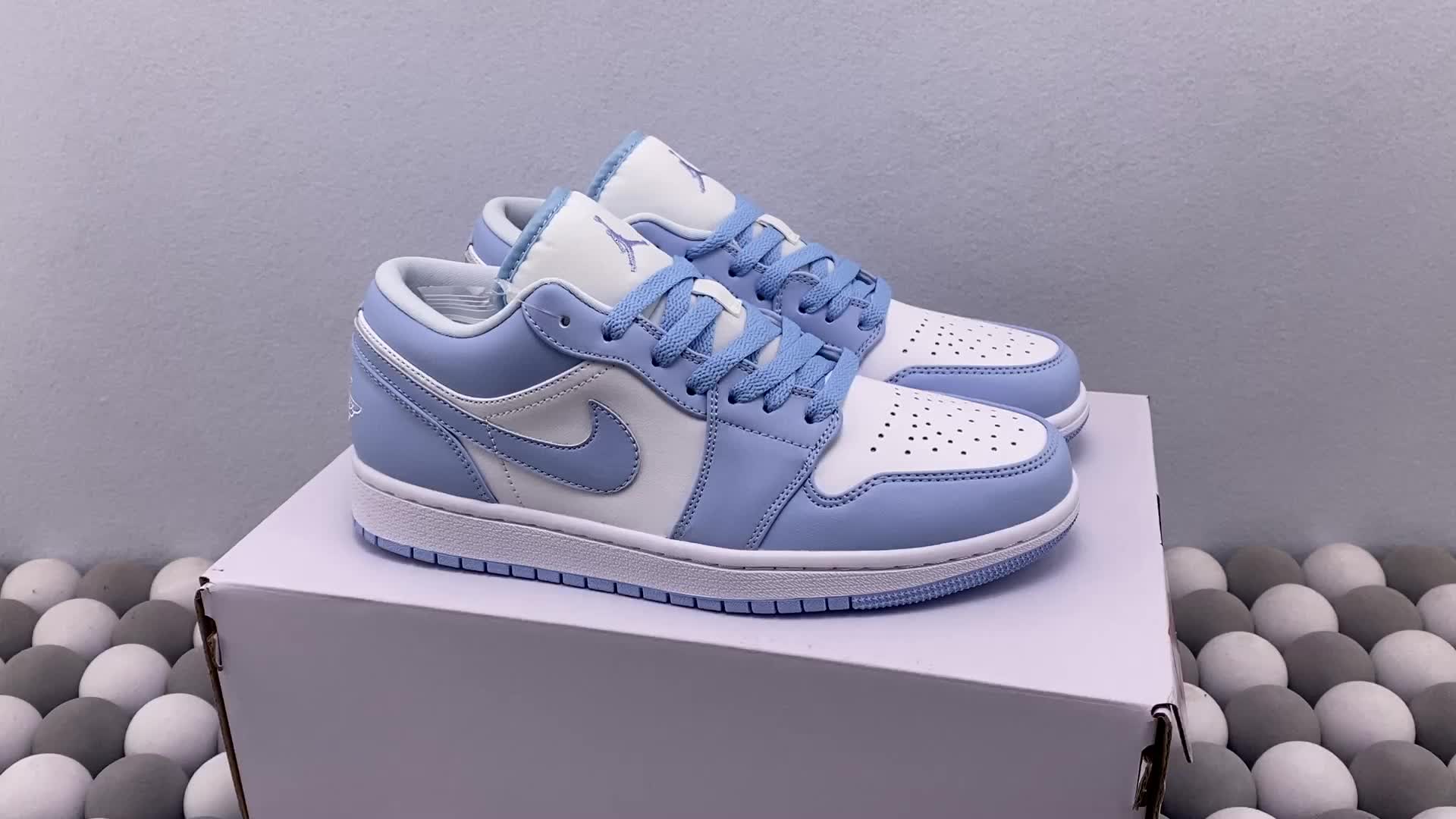 airjordan1lowaluminumaj1低帮古篮球鞋白蓝7yi8