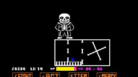 Undertale] Hard Mode sans 第一阶段完成