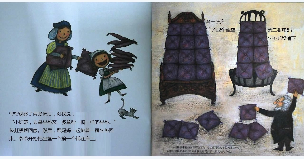 数学绘本公主殿下来的那天面积比较