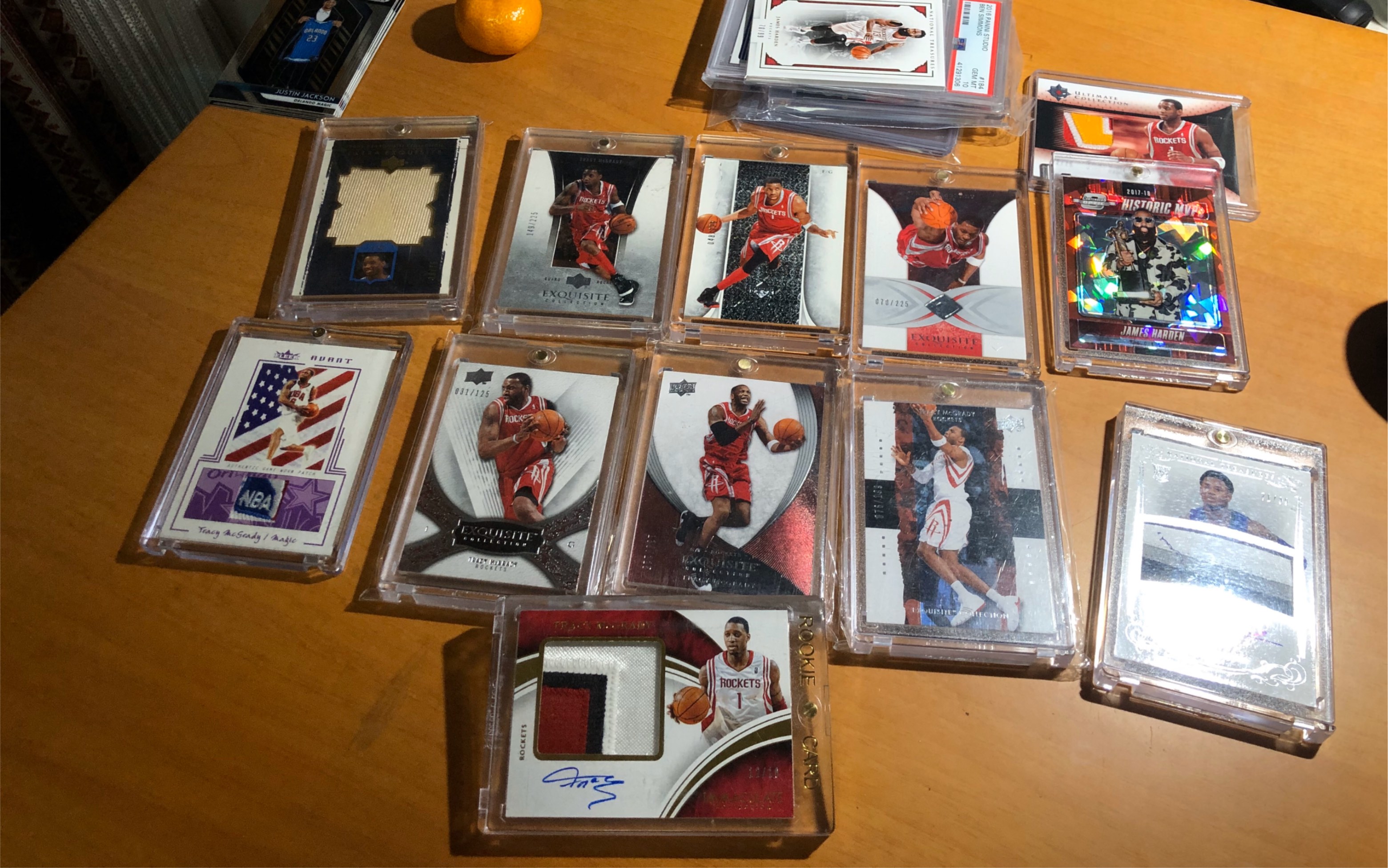 老树侠球星卡-节后水快递 收到了麦迪logoman&木盒base套_哔哩哔哩