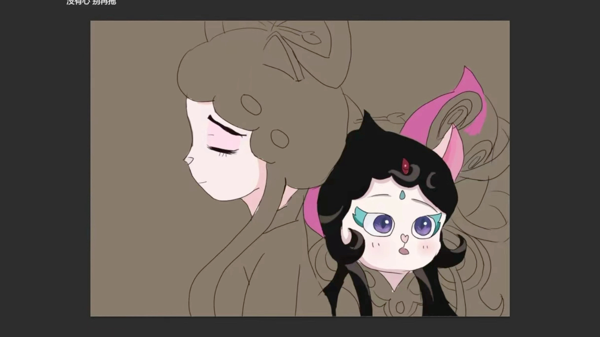 京剧猫绘画 青紫