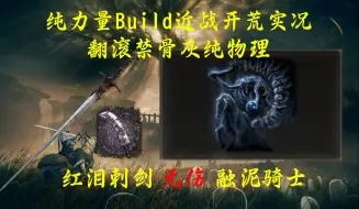 Download Video: 【黄金树幽影】红泪刺剑 翻滚无伤融泥骑士 禁骨灰纯物理（主r1立回）