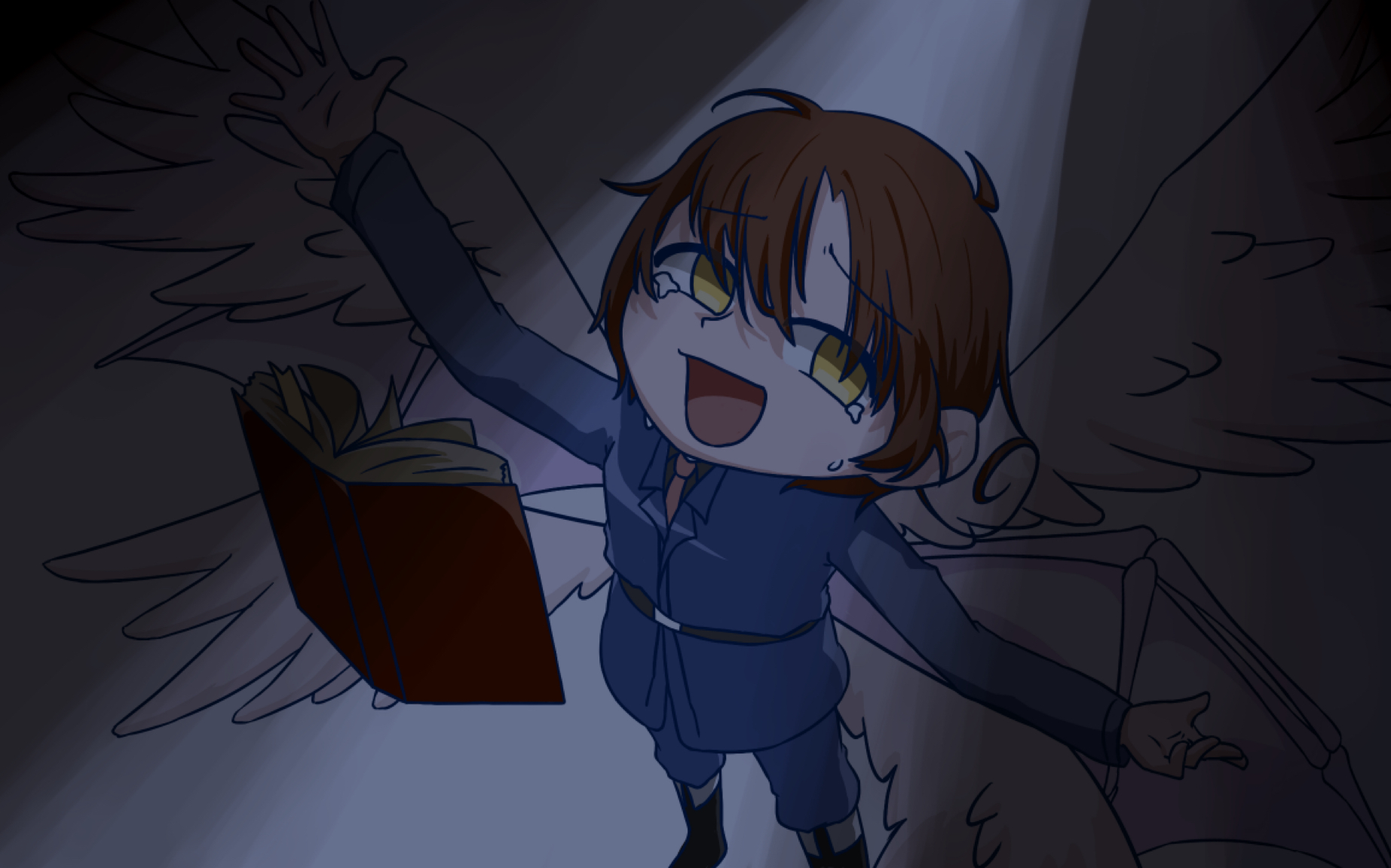 【手书/黑塔鬼】しう(四有)【闪光注意/简介注意/剧透注意】