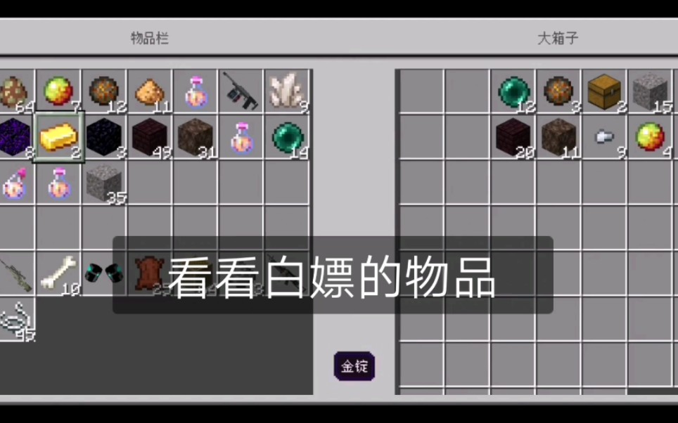 什麼?白嫖豬靈物品?進來康康鴨(minecraft beta 1.16)