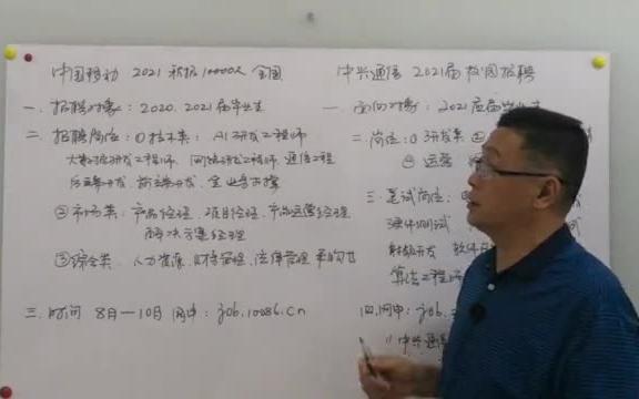 【招聘指南】中兴通信,2021校园招聘10000人,什么专业招的多?哔哩哔哩bilibili