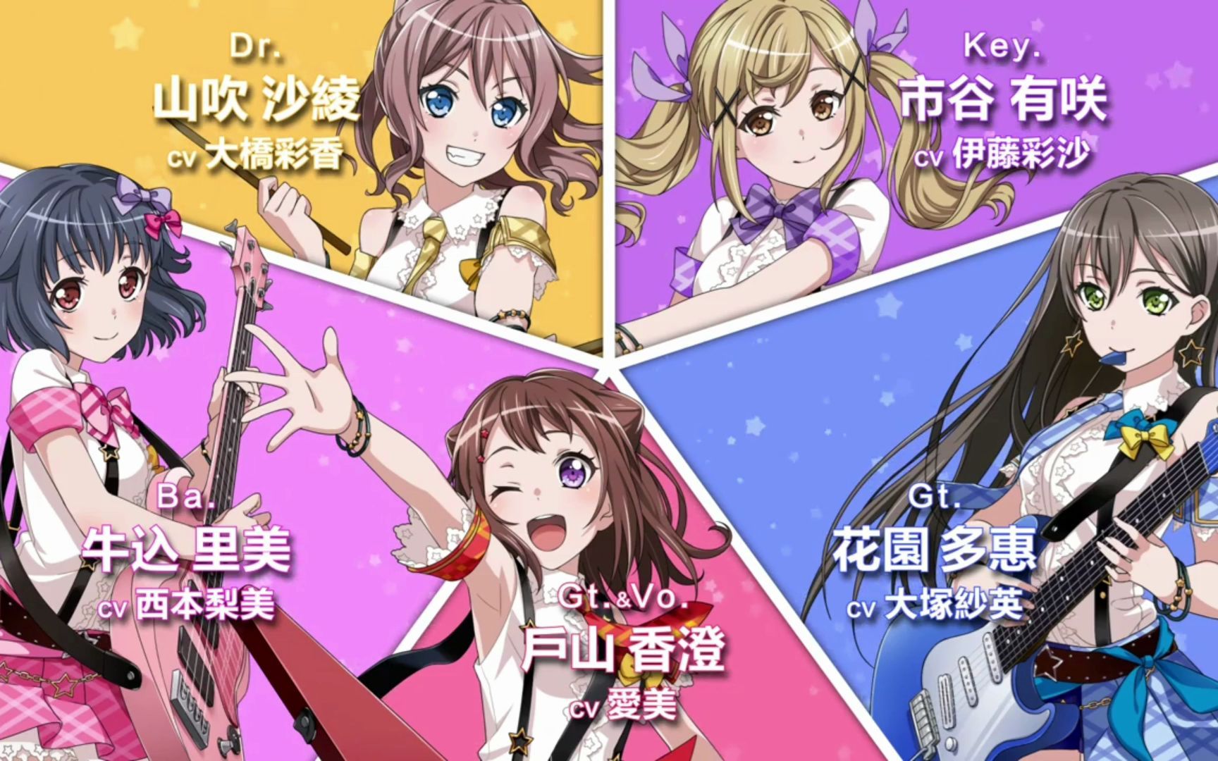 musicanimepoppinparty乐队介绍配音