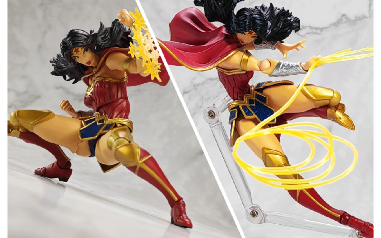 海洋堂 惊奇山口式 dc正义联盟 神奇女侠 pose把玩分享