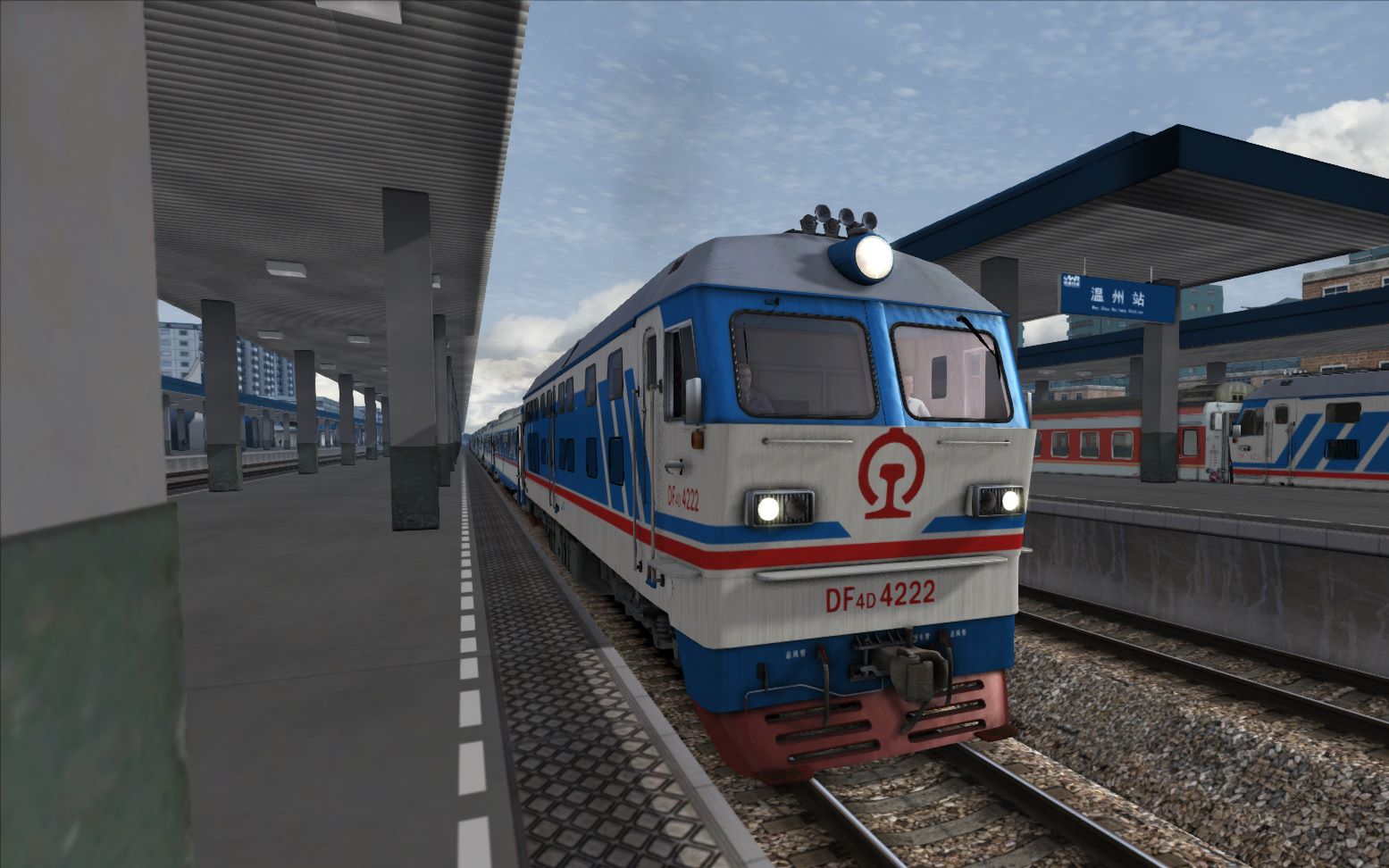 模拟火车旗舰站金温铁路k1396次列车任务