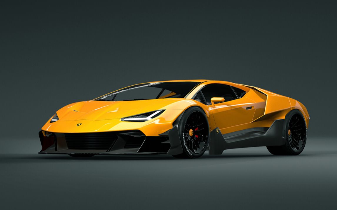 3dmax建模教程,谁不想拥有一辆这么帅气的跑车,3d建模跑车模型制作