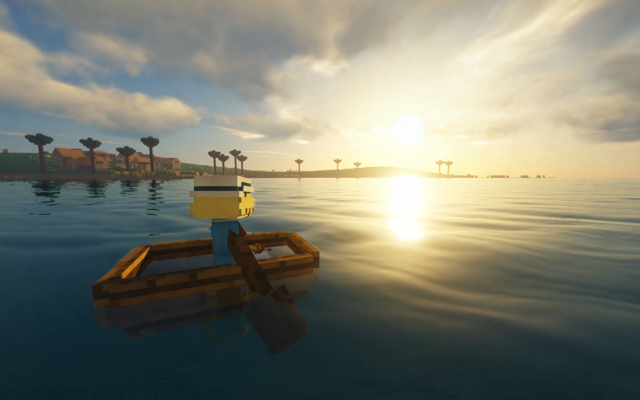 minecraft日出---今天又是元气满满的一天