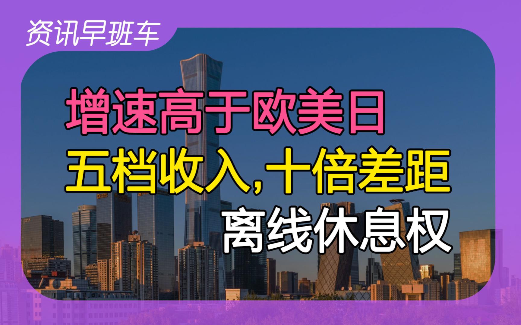 2024年3月1日 | 资讯早班车【经济增速明显快于美欧日;人均可支配收入中位数;居民收入五档划分;离线休息权;天津公务员招考向应届生倾斜;多国生育...