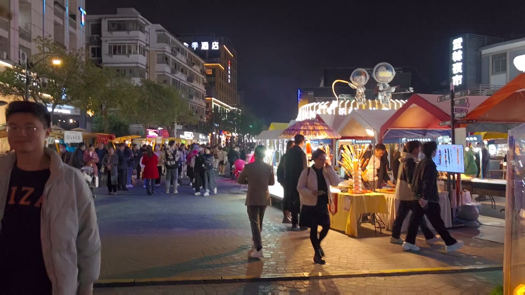 杭州网红武林夜市
