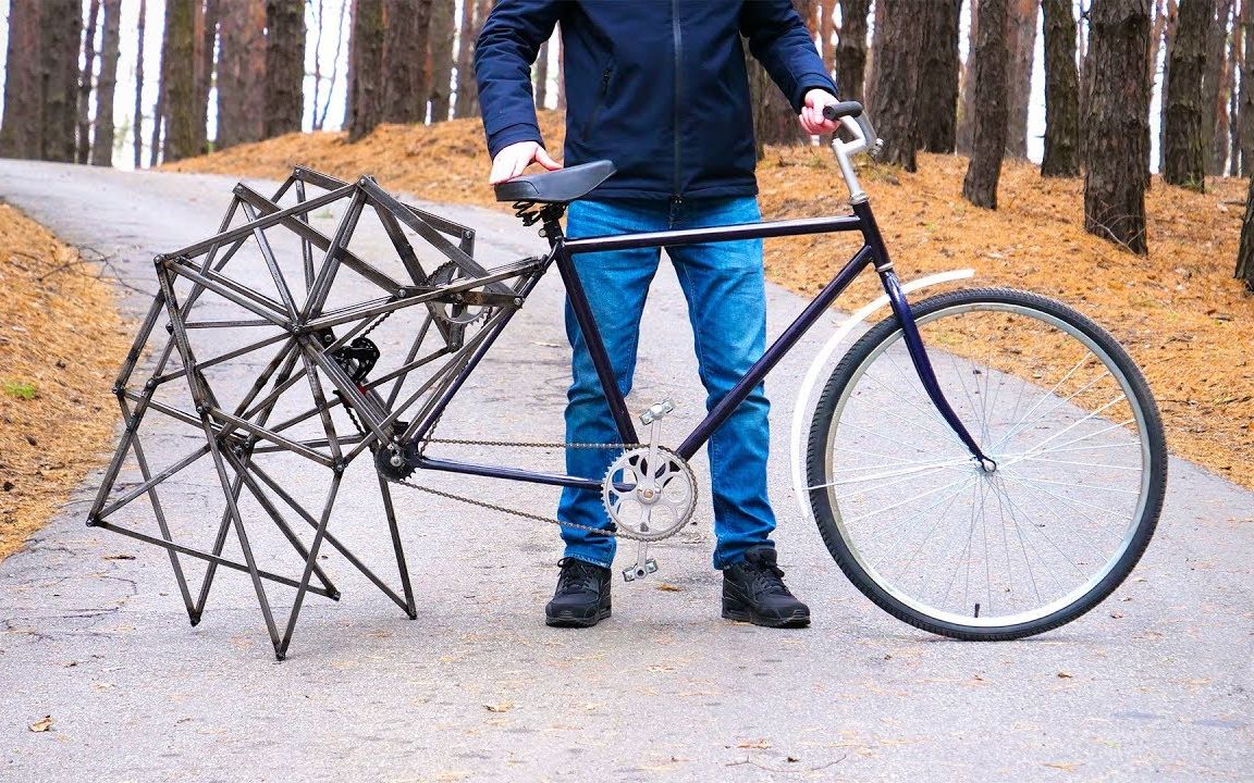 【创意改造】独树一帜:行走的自行车