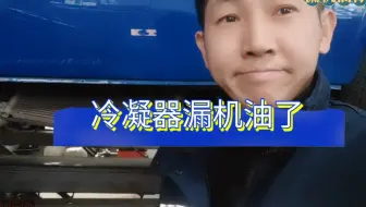 冷凝器漏机油谁见过