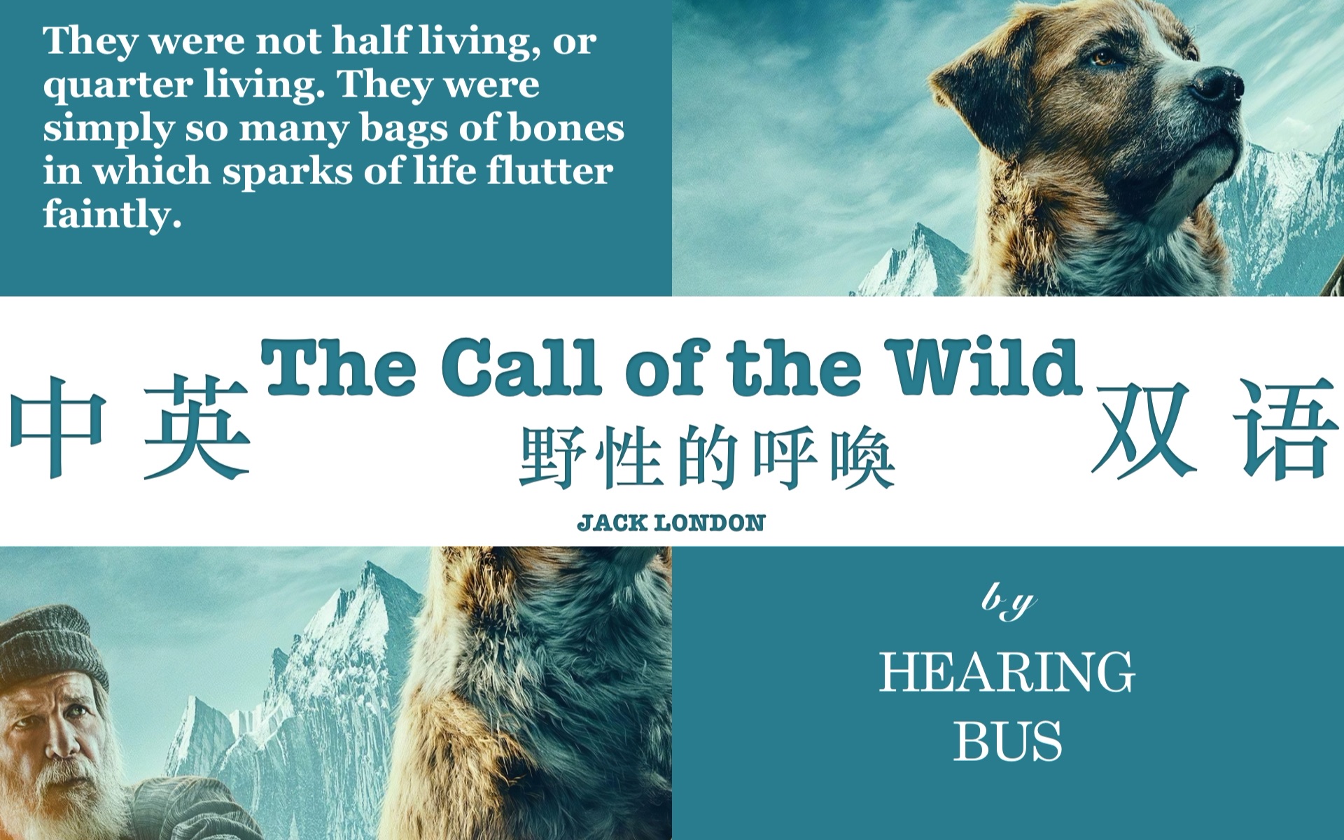 《野性的呼唤》The Call of the Wild 原版双语有声书【中英滚动字幕听经典名著】by 杰克ⷤ𜦦•栨精读最美名著) 听力训练ⷦ分ⷧ𛃤𙠥“”哩哔哩bilibili