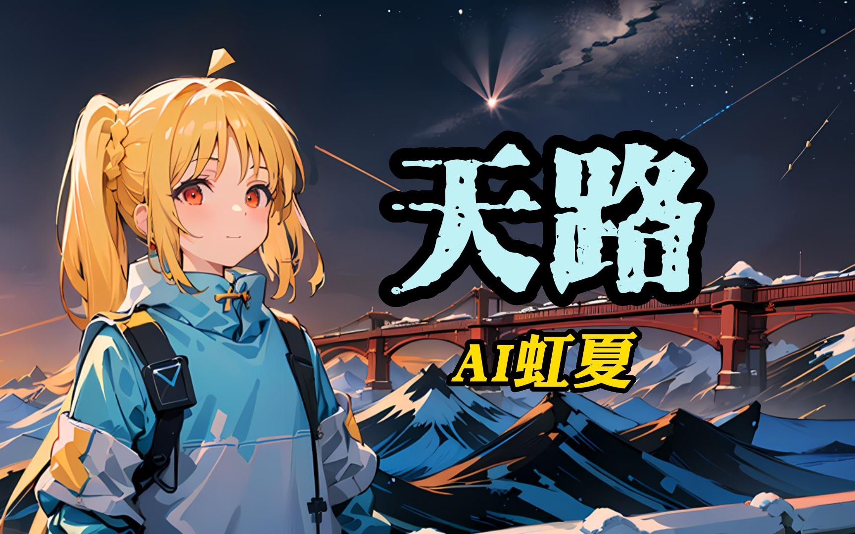 【AI虹夏】《天路》 韩虹老师挑战成功哔哩哔哩bilibili