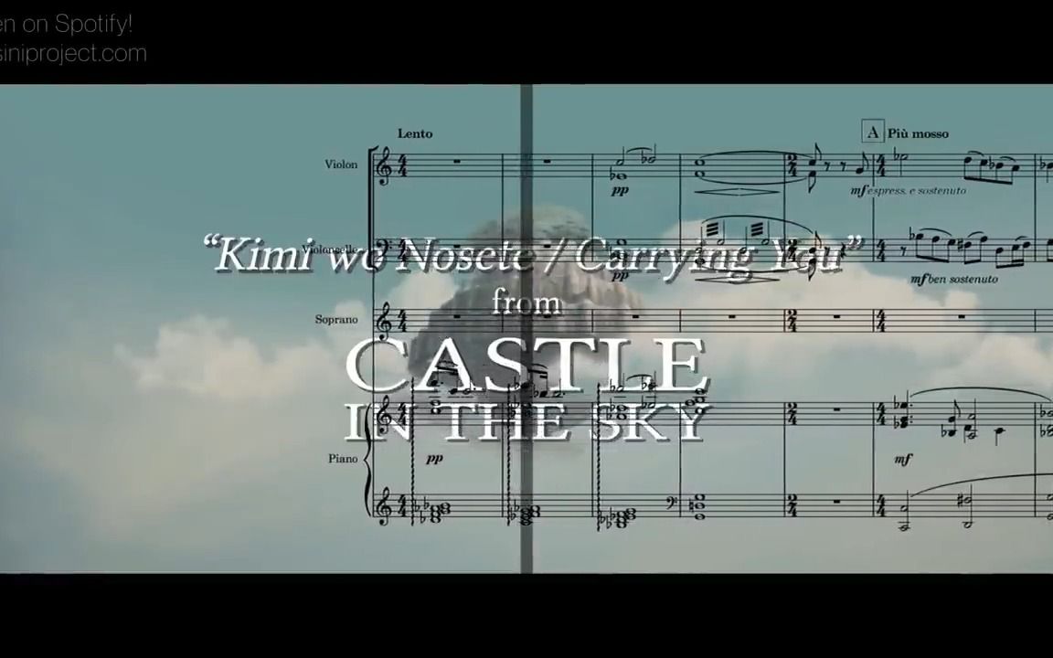 [图]天空之城 - Castle in the sky // GRISSINI PROJECT (with score)