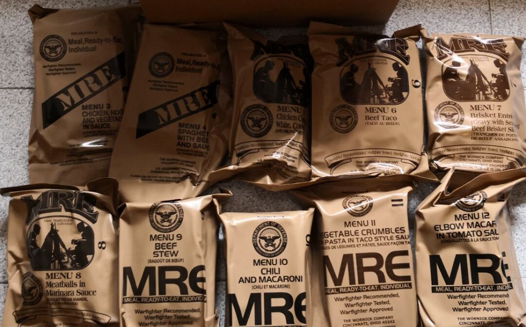 军粮试吃:美军mre单兵自热食品菜单四(再治疗一下颈椎病.