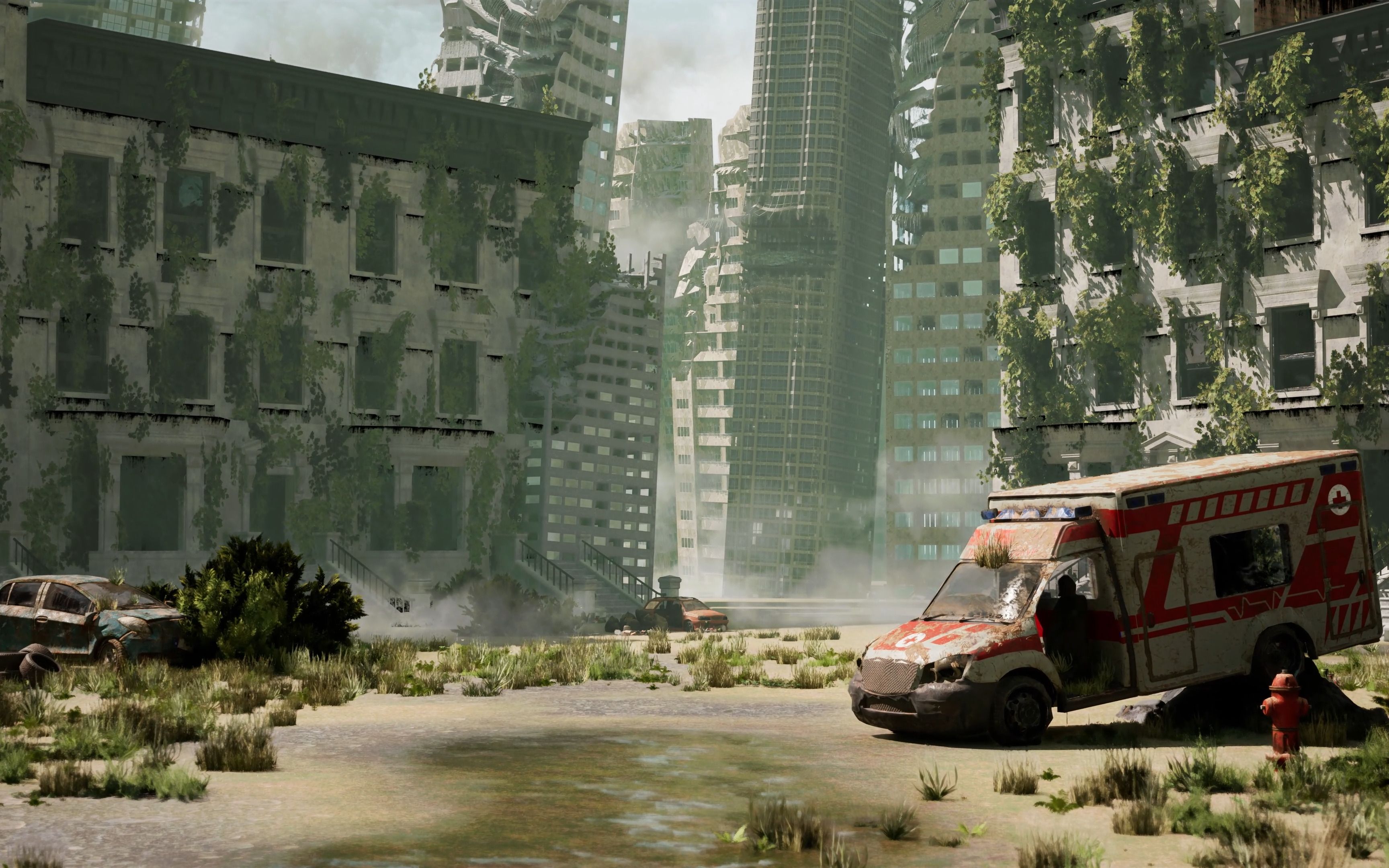 《废墟》-ue5自制末日风场景