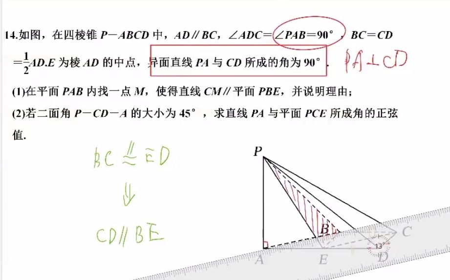 作业中的难题——立体几何中的探索性问题哔哩哔哩bilibili