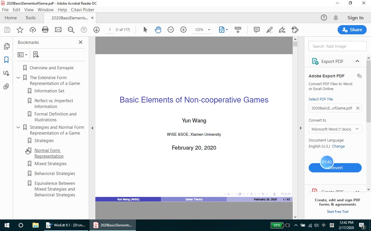 [图]Advanced Microeconomics II_高级微观经济学2_博弈的基本构成_Basic Elements of Games