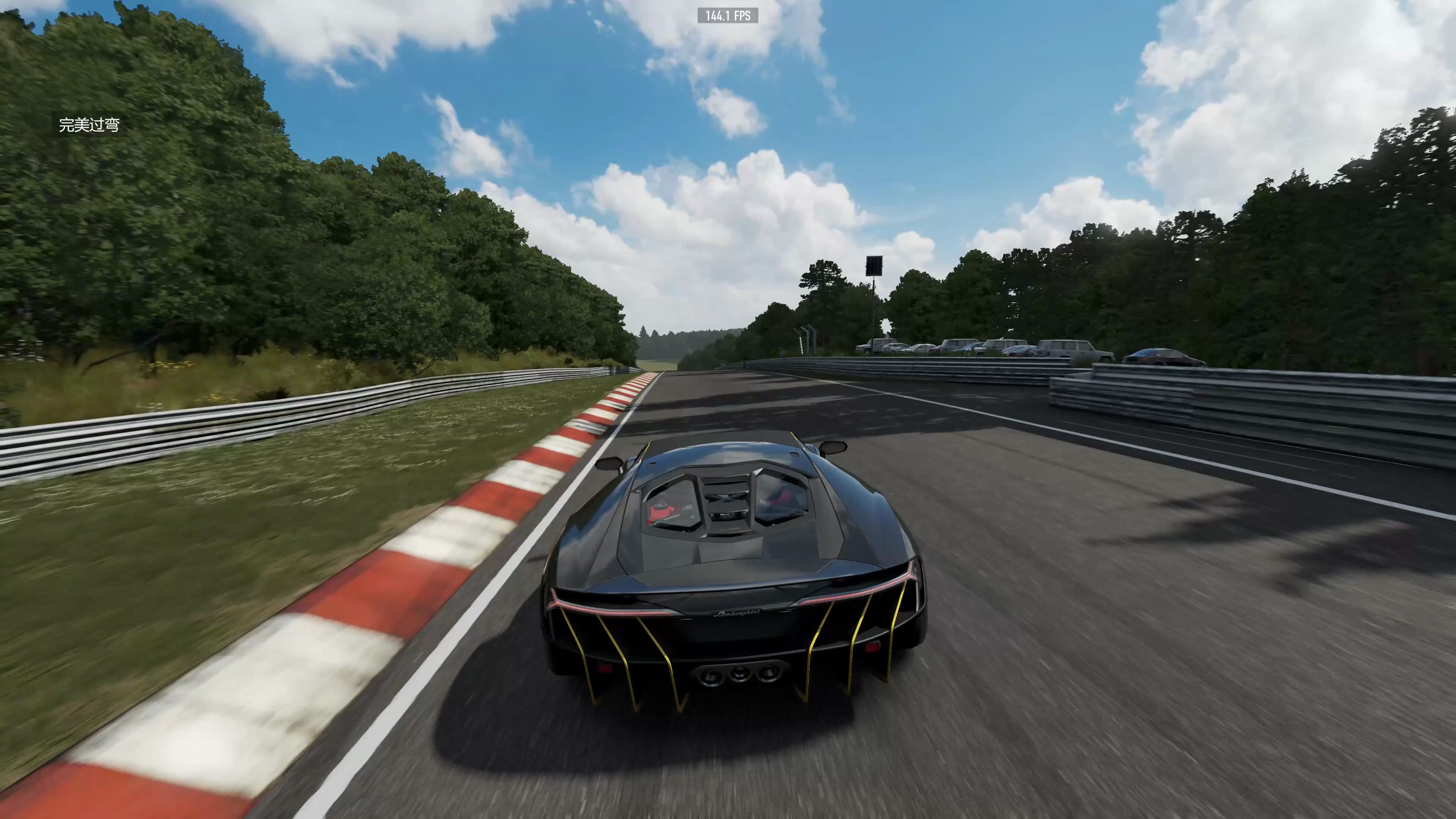 极限竞速7-lamborghini centenario纽伯林赛道4k最高动态画质 测试