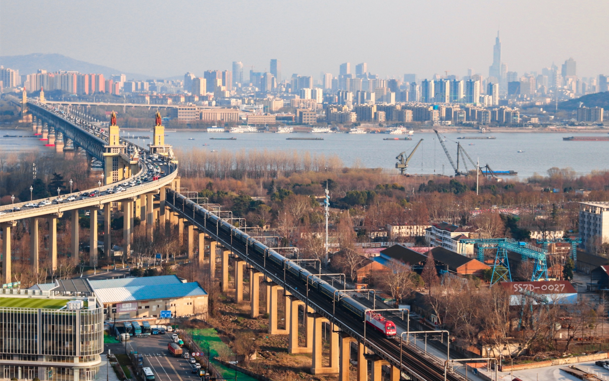 【京沪铁路】1462过大桥
