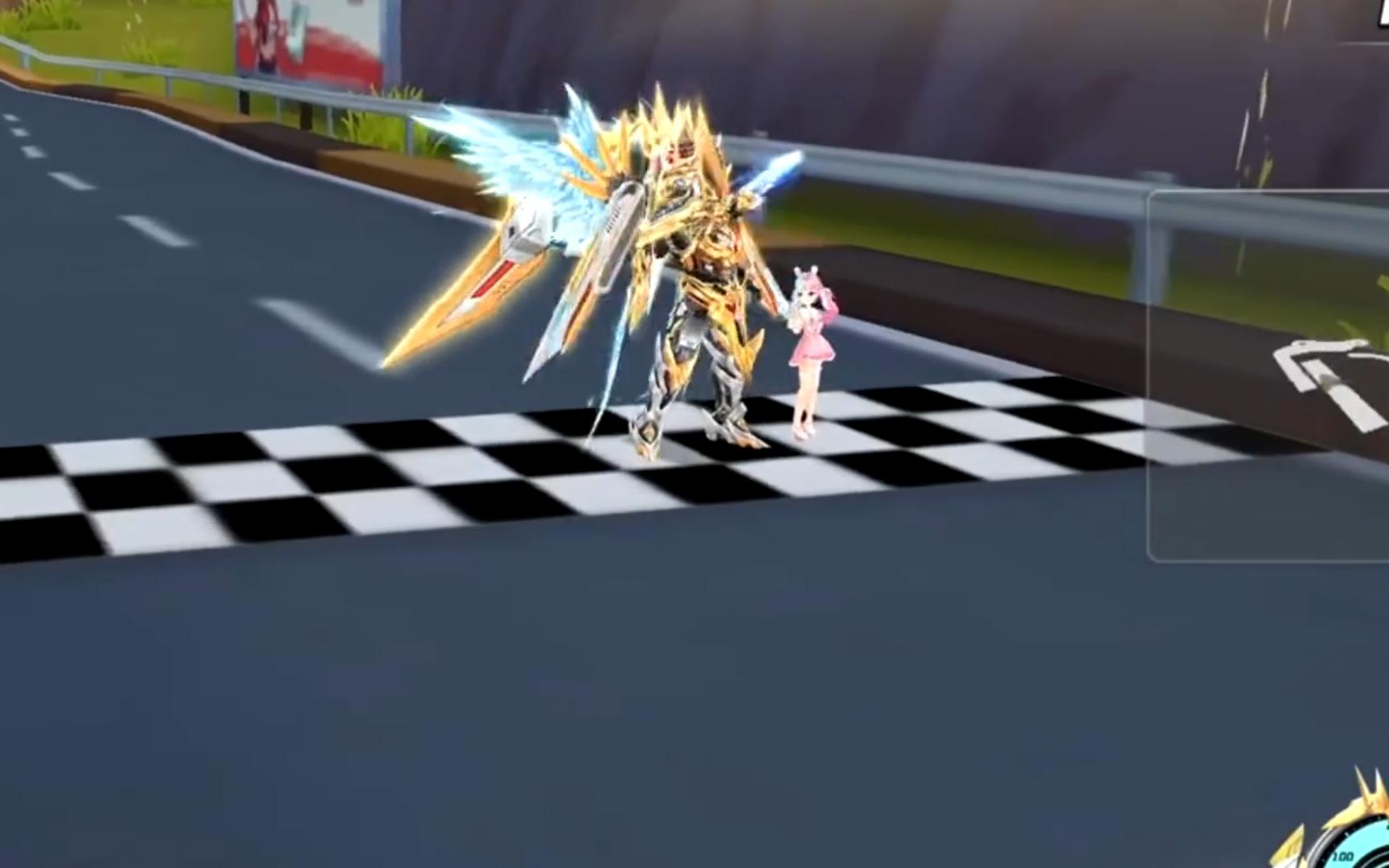 小黑子开着圣域炽天使上山了,厉不厉害【qq飞车手游】