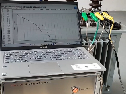 GB50150交接试验标准,对于110kV 及以上电压等级变压器,宜采用频率响应法测量绕组特征图谱.本视频使用变压器绕组变形测试仪进行测试,哔哩哔哩...