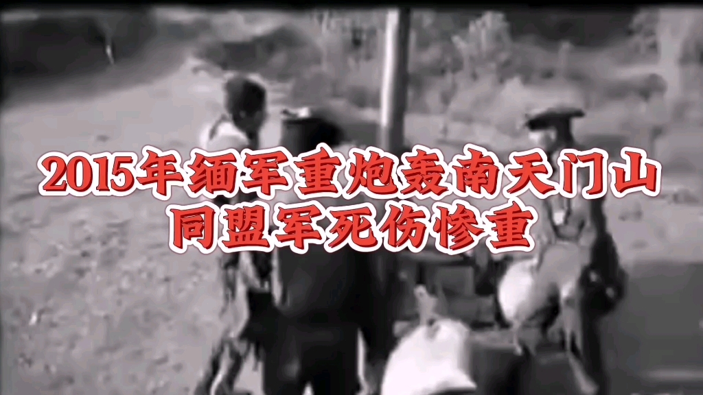 2015年缅军重炮轰南天门山记实,同盟军死伤惨重!(缅军视角)