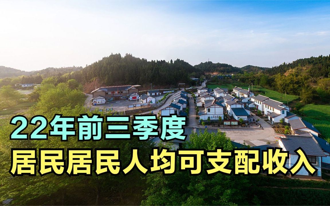 22年前3季度居民人均可支配收入出炉,京沪人均可支配收入超5万元哔哩哔哩bilibili