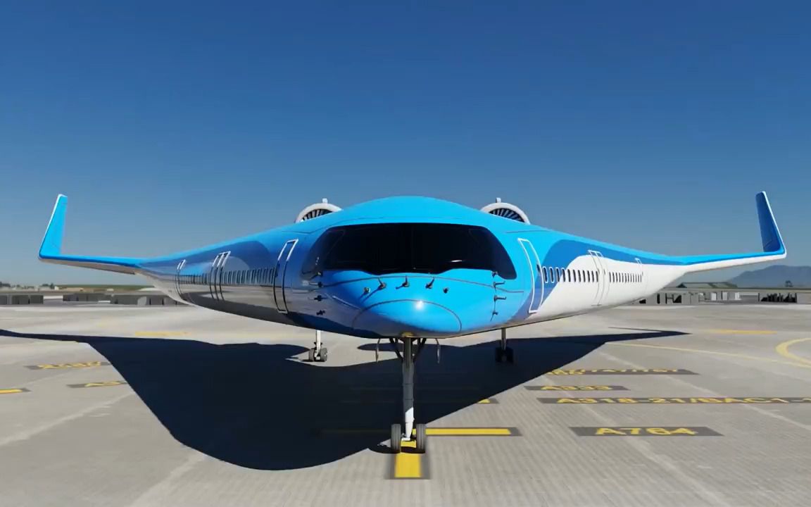 未来科幻巨型客机图片
