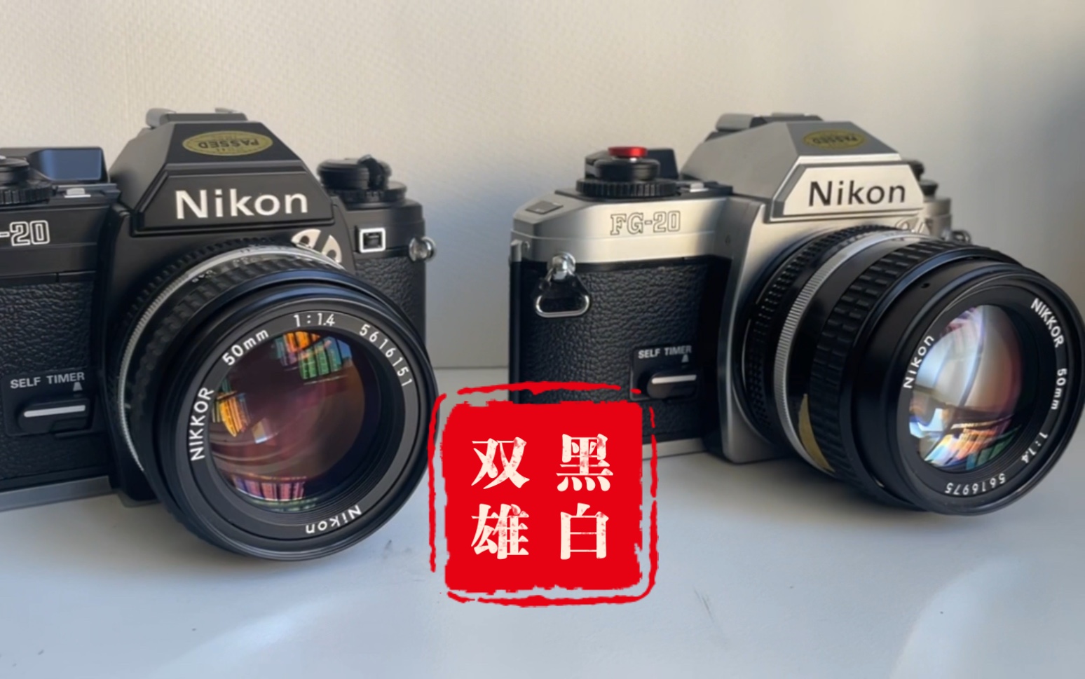 黑白双雄——尼康"微单"fg-20