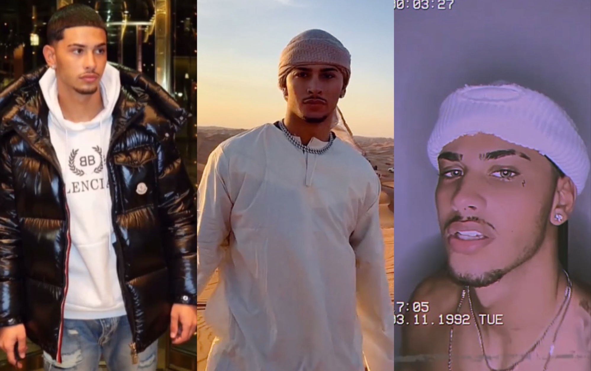 03年的黑皮帅哥christos希巴混血身高183