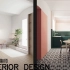 这2个小户型都使用了鲜明的色彩来划分空间，营造出独特的室内风格，家装公寓设计参考学习2019