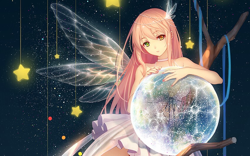 手机动态壁纸〗 niya·星夜精灵_哔哩哔哩 (゜-゜)つロ 干杯~-bili