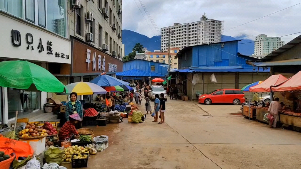 漂泊緬甸,農貿市場!