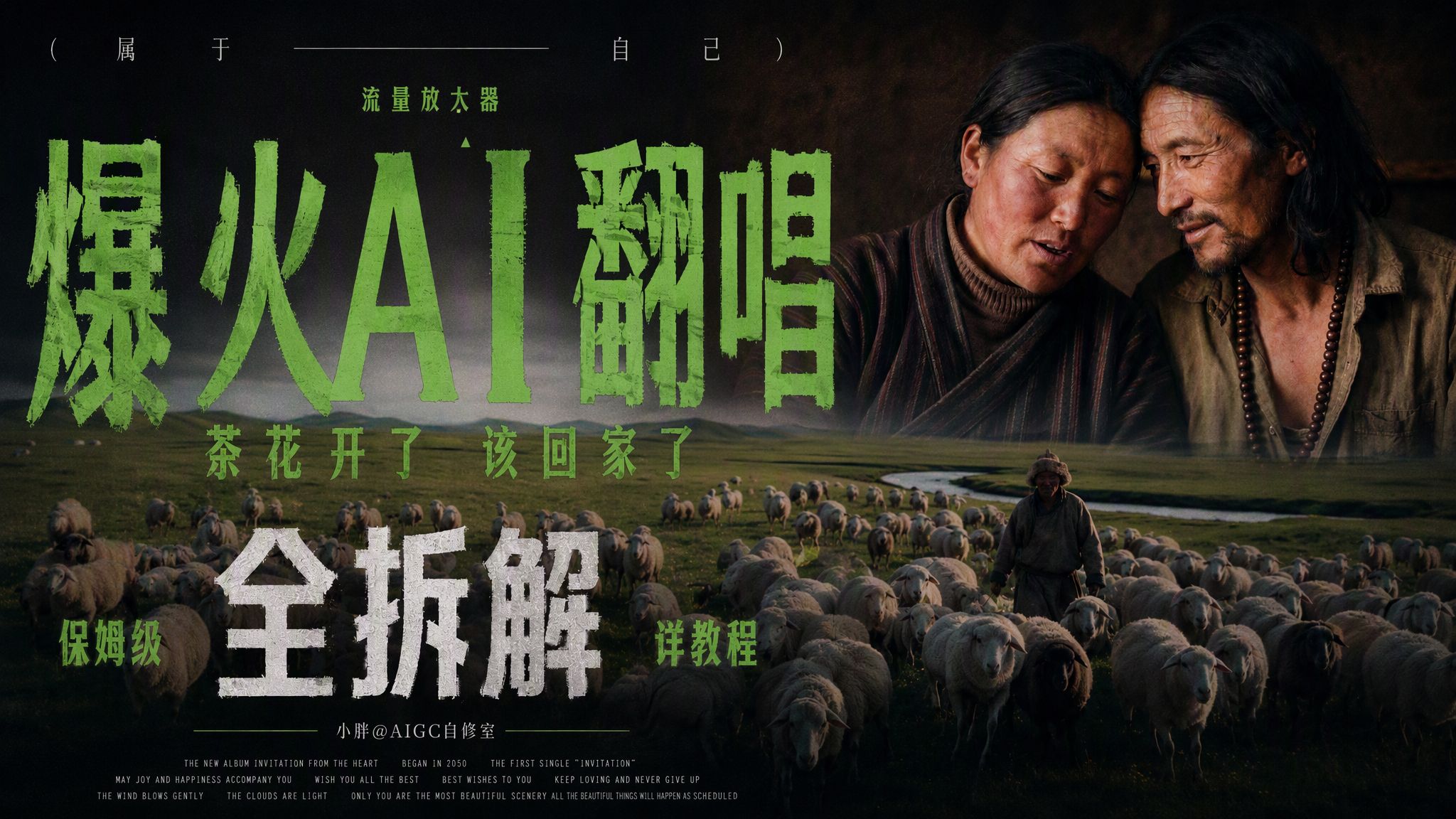 《茶花开了 该回家了》AI翻唱保姆级教程来了
