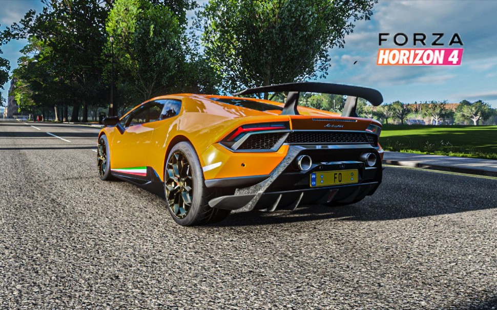 地平线4兰博基尼huracanp430kmh极速调校咆哮与践踏