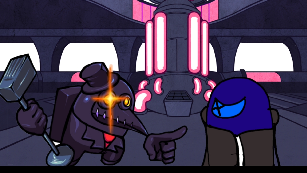 【fnf/内鬼v4】当among us变形者遇到太空行动间谍会怎样(结尾爽)