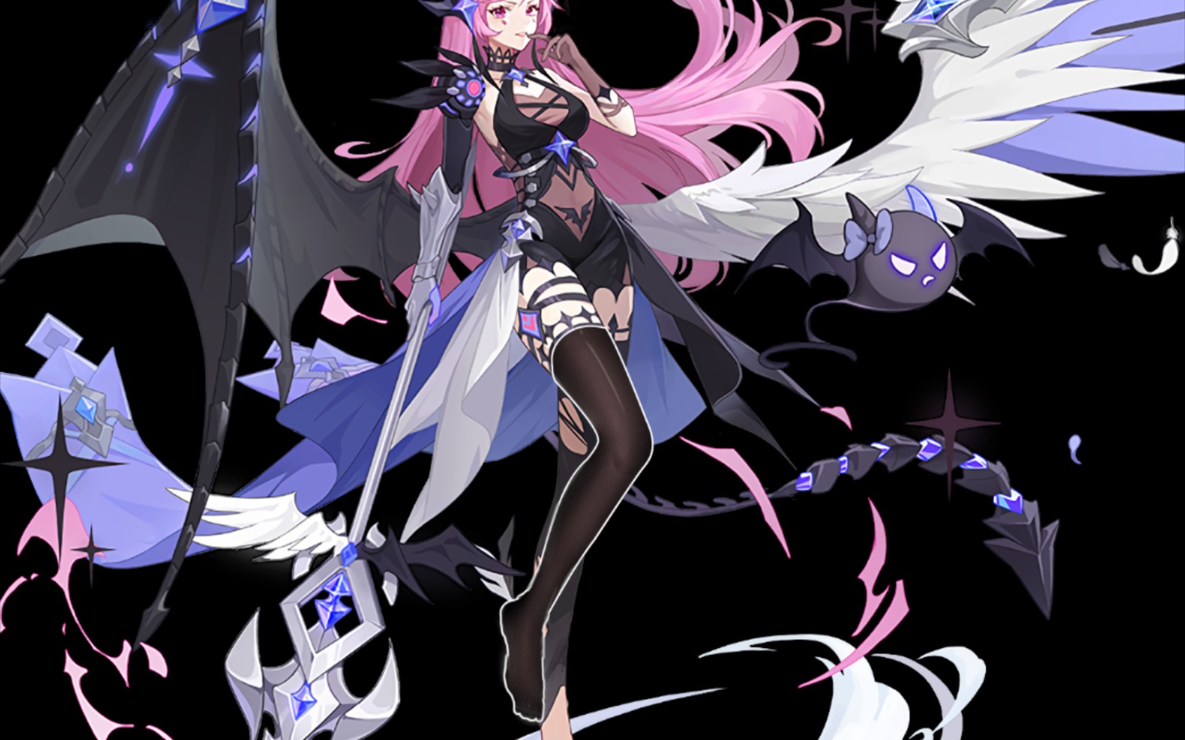 【奥拉星·改图】 路西法小姐姐,你袜子破了!_奥拉星